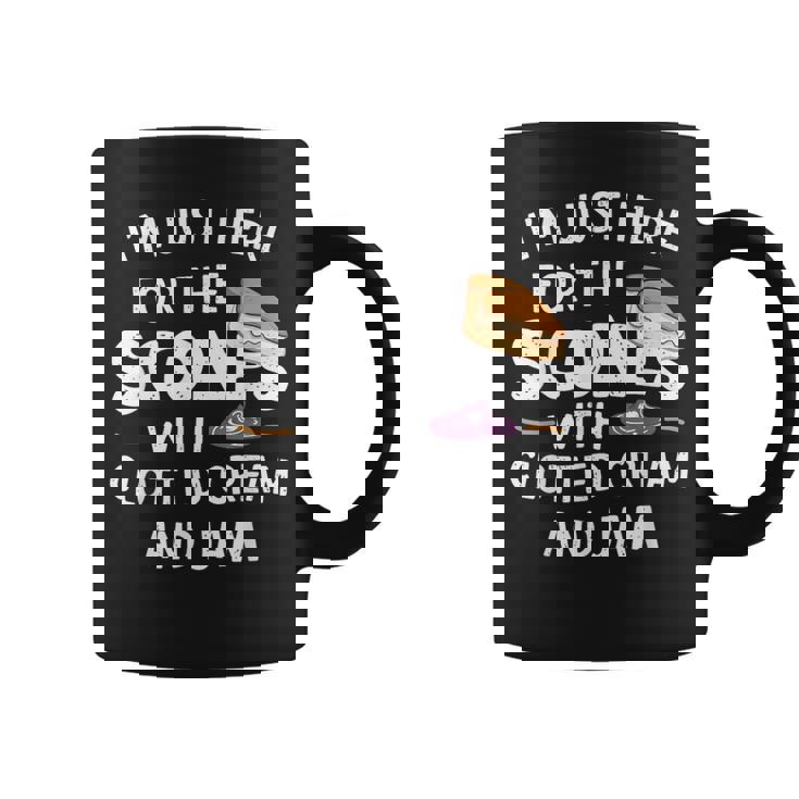 クロテッドクリームとジャムの入ったスコーンを食べに来ただけだよ コーヒーマグ