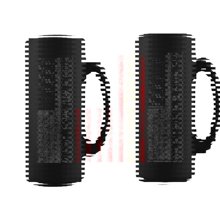 クールな愛国的なデンハム・スプリングス Usa 米国旗のギフトアイデア コーヒーマグ