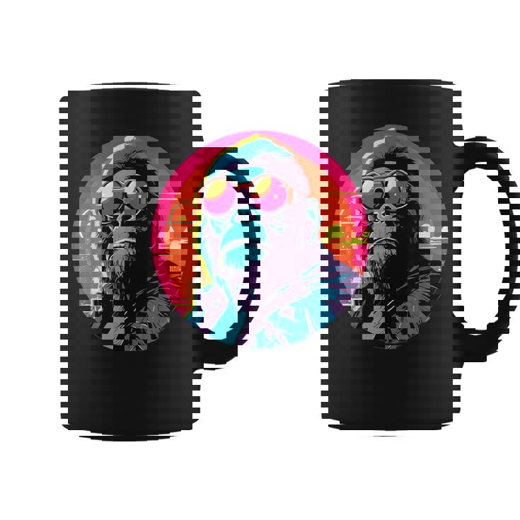 クールゴリラ サングラス付き サンセット ゴリラ コーヒーマグ