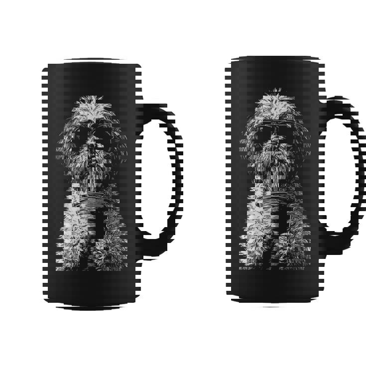 クールシーズードリンクアイスコーヒーファニードッグミームy2kグランジ コーヒーマグ