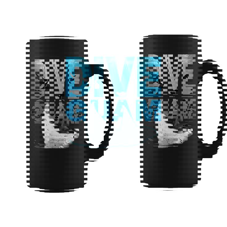 グアムマンタでのダイビング コーヒーマグ