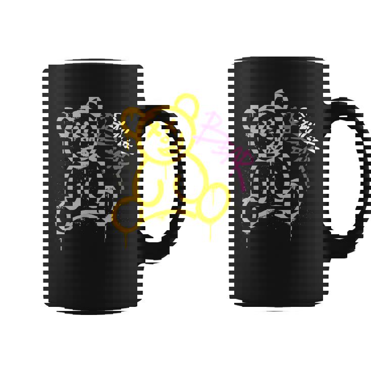グラフィティベア グラフィティ テディベア 笑うクマ スマイルベア コーヒーマグ