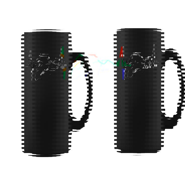 ケープタウン スカイライン ハートビート ケープタウン 南アフリカ テーブルマウンテンi Love Cape Town コーヒーマグ