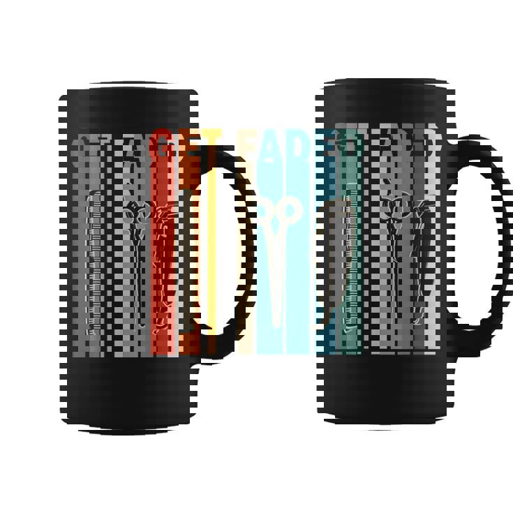 ゲット・フェード、バーバー・クリッパーズ、ファニー・バーバー コーヒーマグ