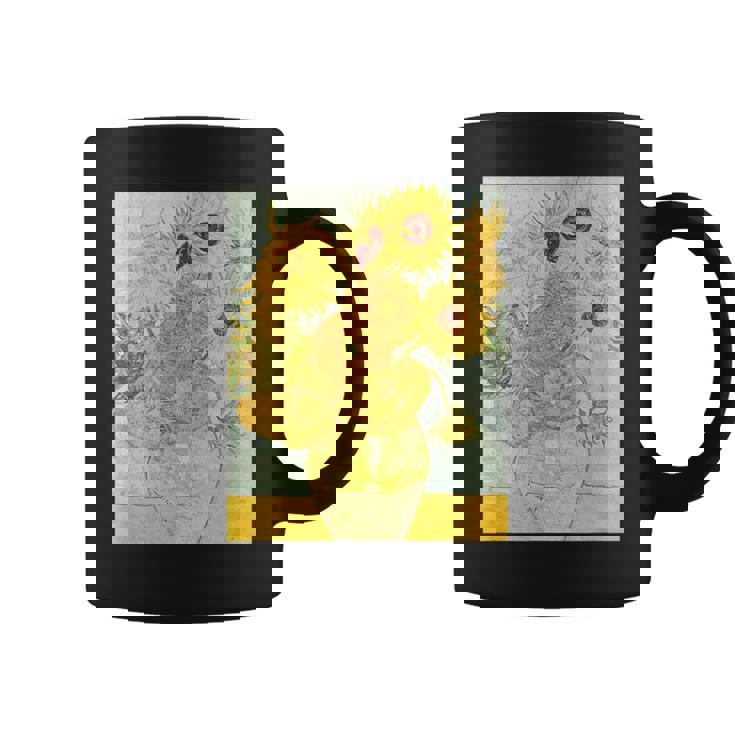 ゴッホのひまわりアートアーティスト向け コーヒーマグ