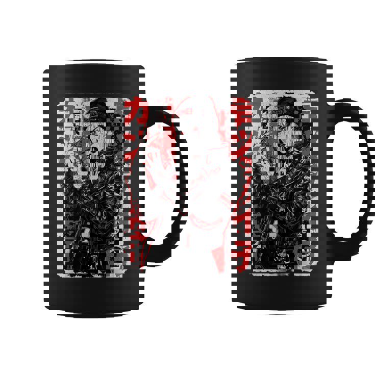 サイバーパンク パンクガール 日本のストリートウェア コーヒーマグ