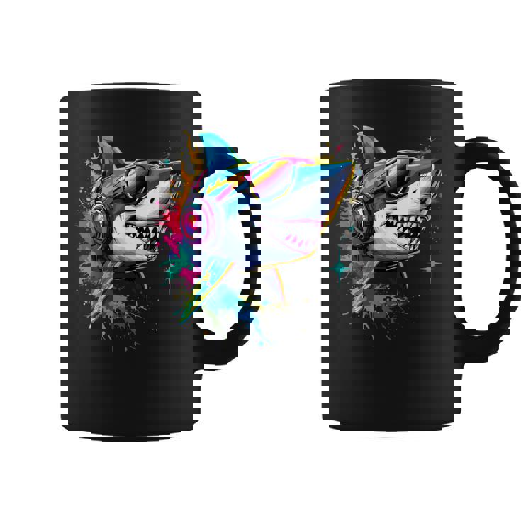 サメのモチーフ サメ タイガーシャーク オグロメジロザメ ホオジロザメ コーヒーマグ