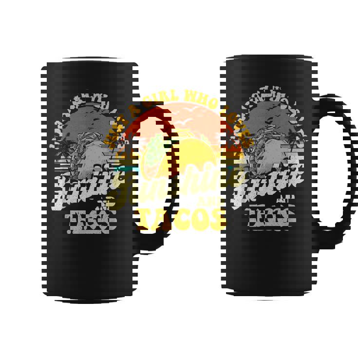 サンシャインとタコスが大好きな女の子-タコス好きメキシコ コーヒーマグ