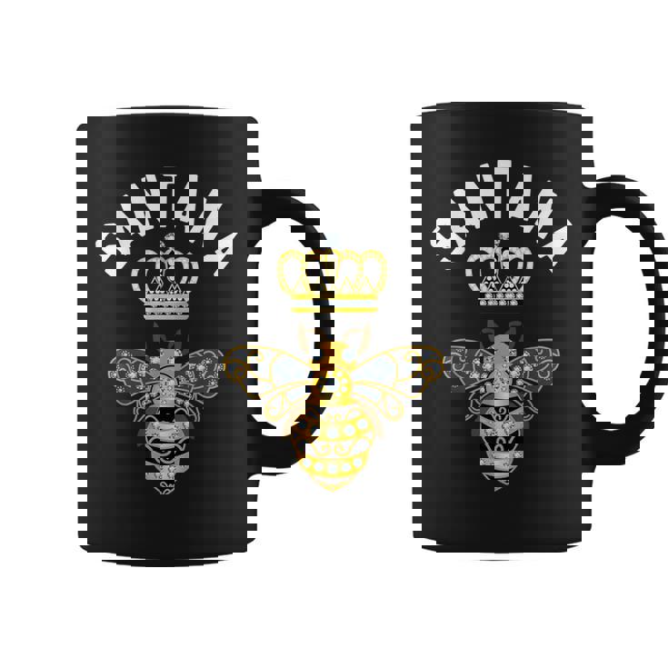 サンタナ 名前 サンタナ 誕生日プレゼント 女王 王冠 蜂 サンタナ コーヒーマグ