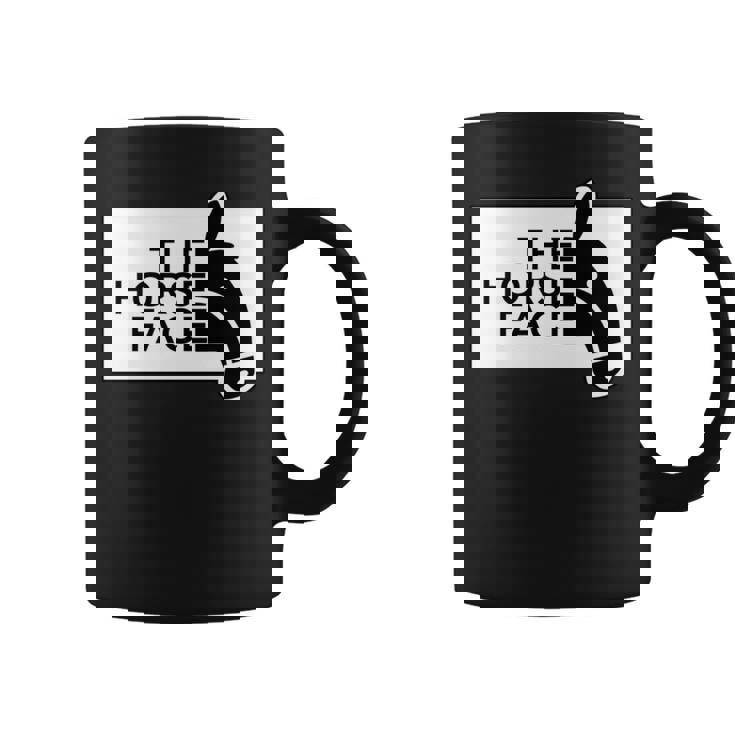 ザ・ホース・フェイス The Horse Face 午年 馬【十二支 干支】2026年 ブランド パロディ 長袖tシャツ コーヒーマグ