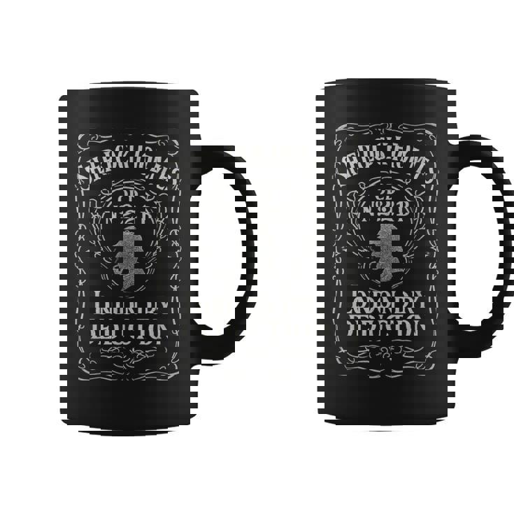 シャーロック・ホームズ ロンドン・ドライ・ディダクション ラベルデザイン コーヒーマグ