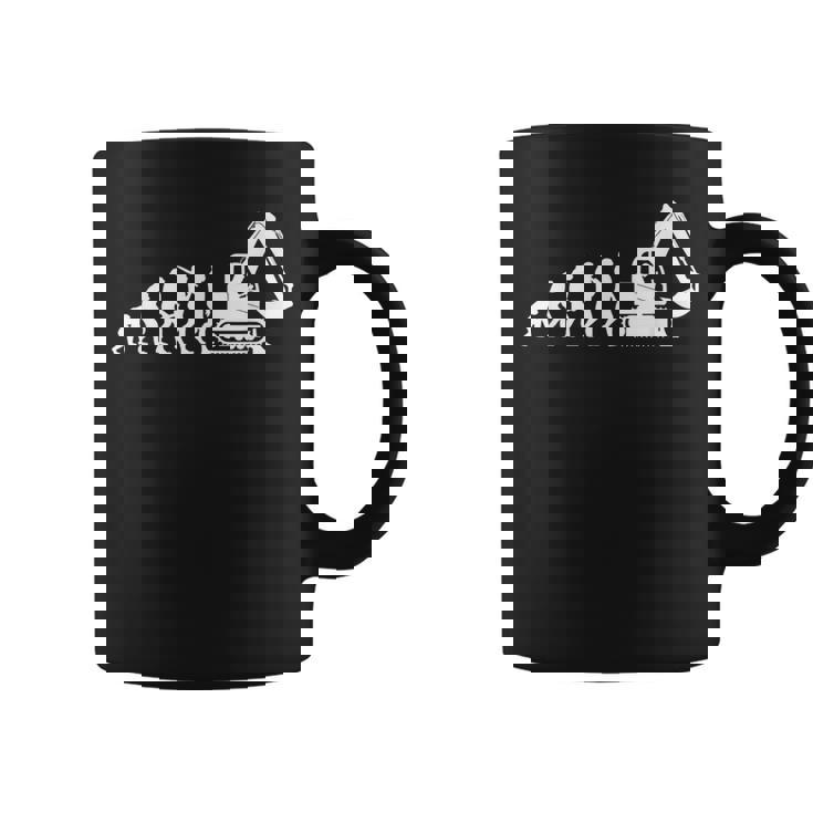 ショベルドライバー進化重機オペレーター コーヒーマグ