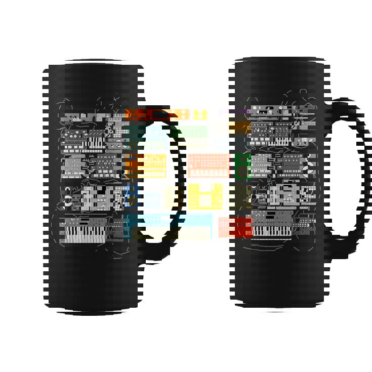 シンセサイザー と エレクトロニック・ミュージシャン と Dj コーヒーマグ