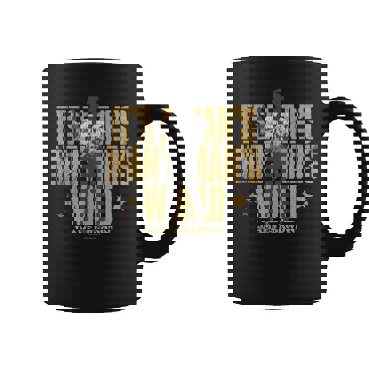 ジェームス・ブラウン・マンのワールド・ダンシング・シルエット コーヒーマグ