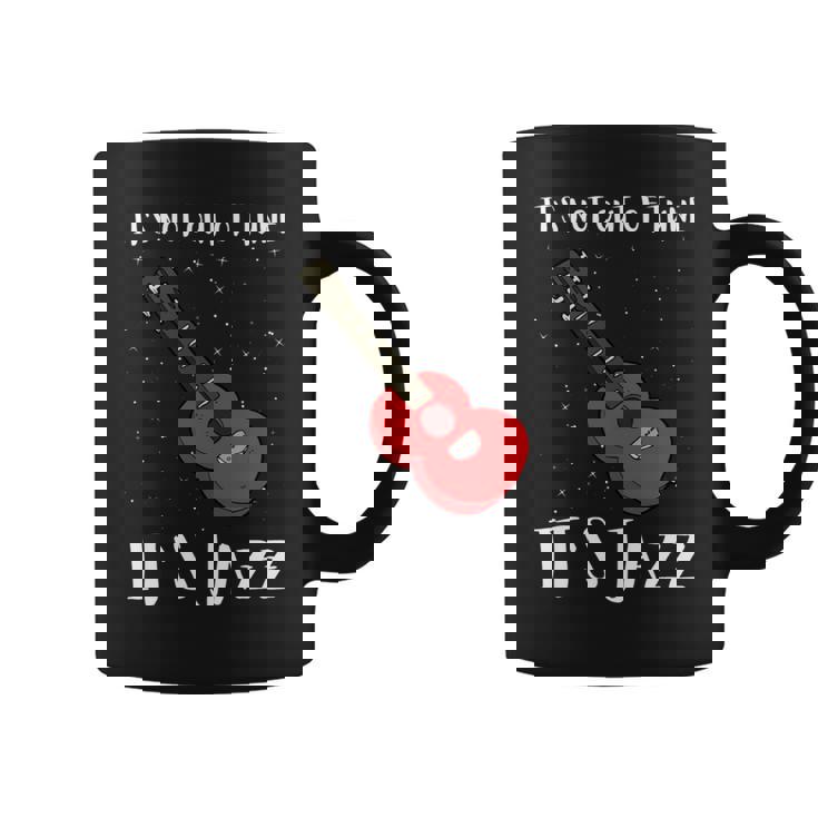 ジャズミュージックとジャズギター-調子が狂っていない 長袖tシャツ コーヒーマグ