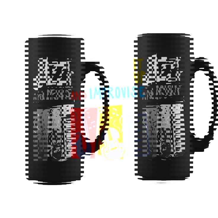 ジャズ・イット・アップ・アンド・インプロヴィーズ・ジャズ コーヒーマグ