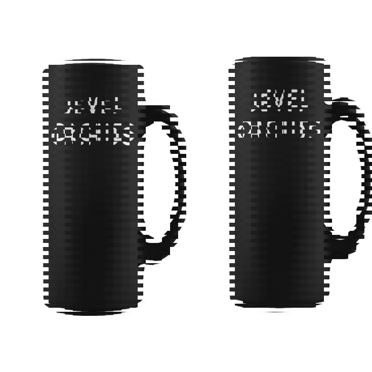 ジュエルオーキッドフラワージュエルランフラワーモダンフォント コーヒーマグ