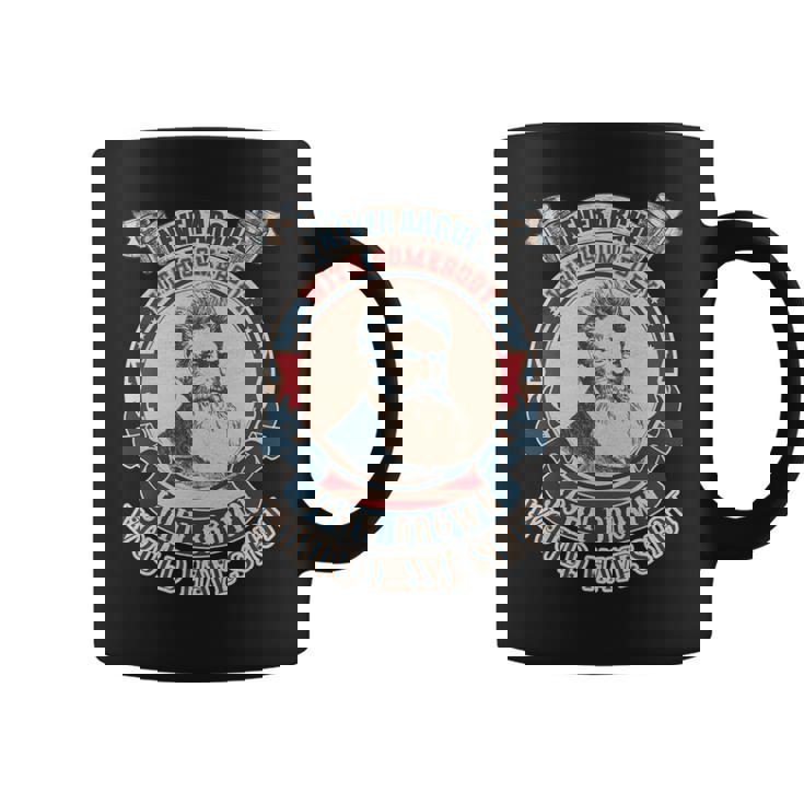 ジョン・ブラウンがヴィンテージを撃っただろう誰かと決して議論しないでください 長袖tシャツ コーヒーマグ