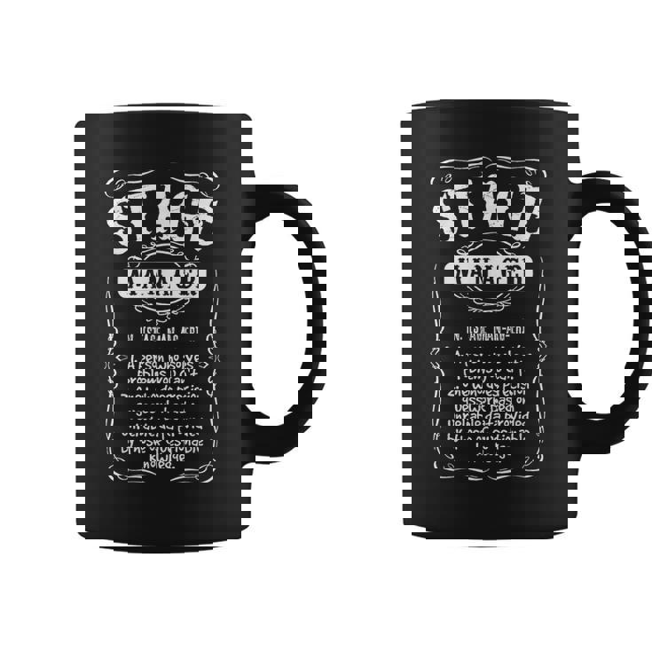 ステージマネージャー 名詞 定義 ステージマネージャー コーヒーマグ