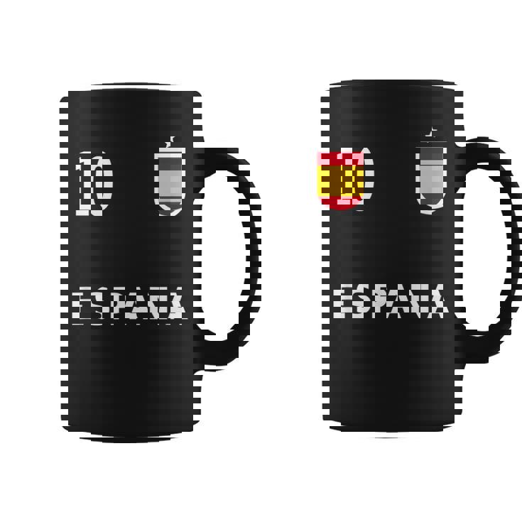 スペイン サッカー フットボール ナンバー10 10ファン コーヒーマグ