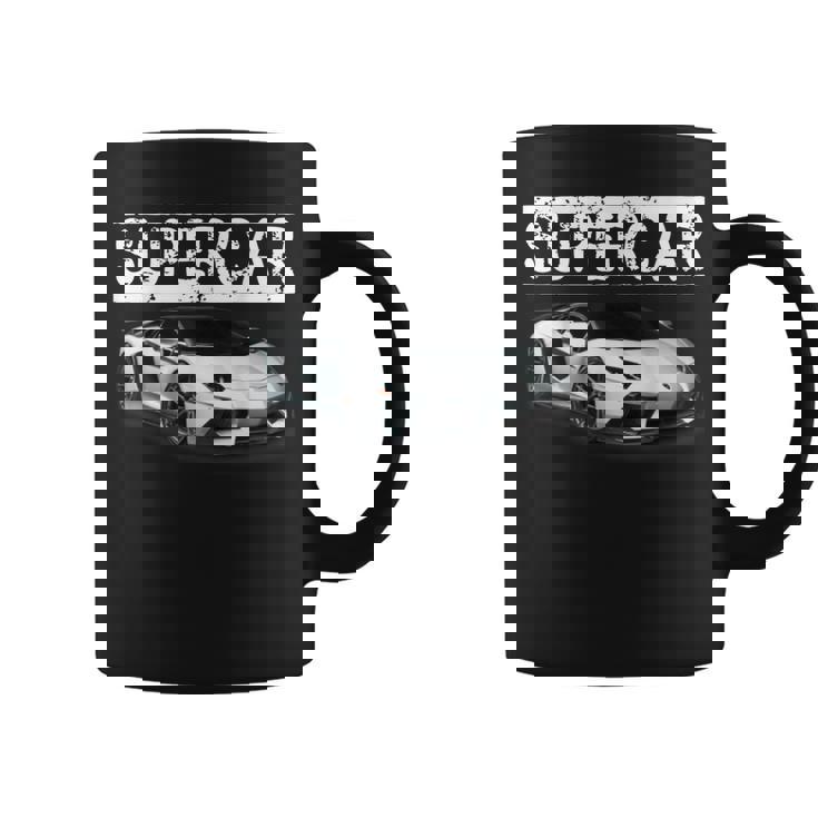 スポーツカーファンに最適なスーtシャツ コーヒーマグ