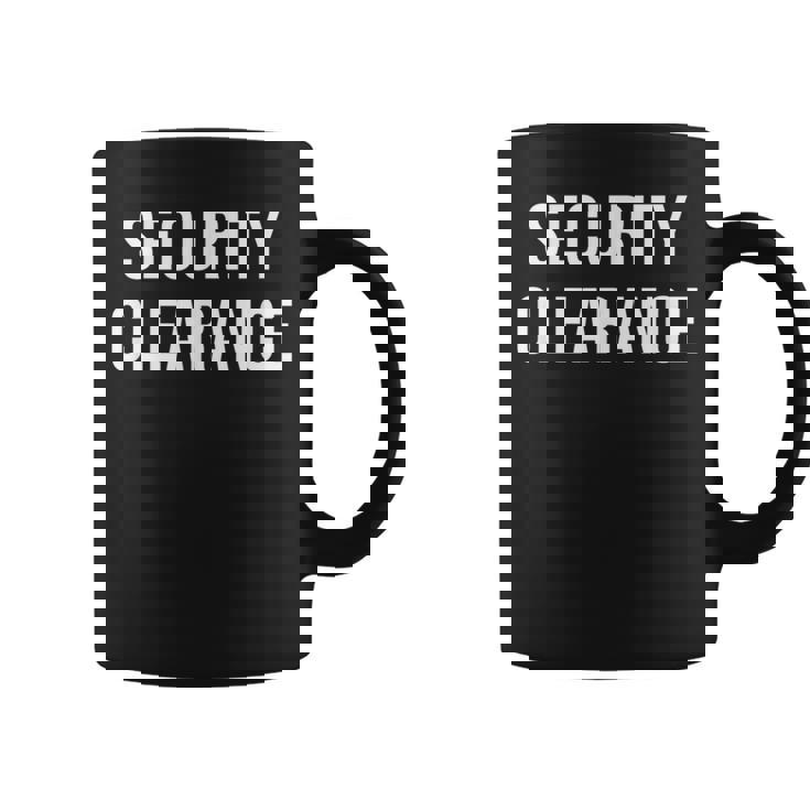 セキュリティクリアランス コーヒーマグ
