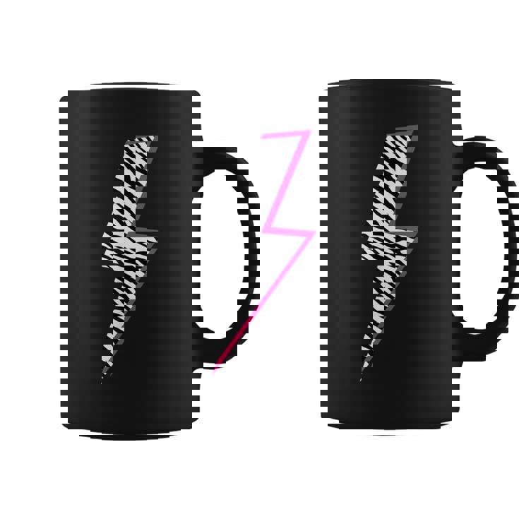 ゼブラ ピンク 稲妻 コーヒーマグ