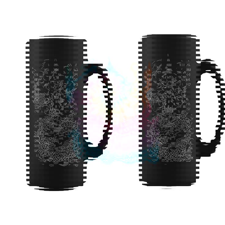 タイダイ ガネーシュ シバ インド 神 スピリチュアル コーヒーマグ