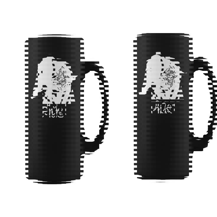 タイプーケット 象 グラフィック タイ土産 旅行ギフト コーヒーマグ