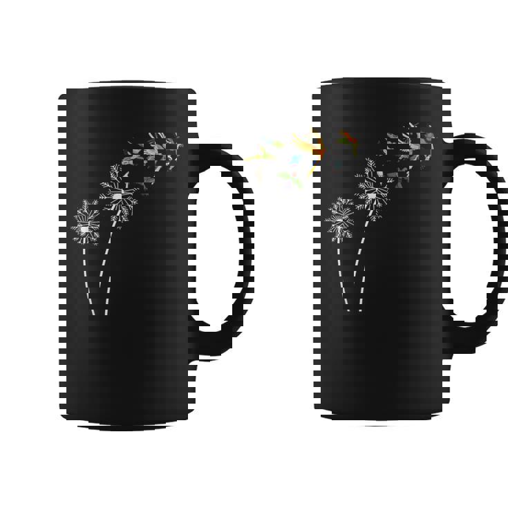 タンポポの花 インコ 鳥好き コーヒーマグ