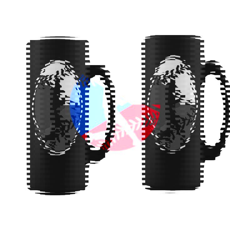 チェコ国旗 野球ヒッター チェコ国旗 コーヒーマグ