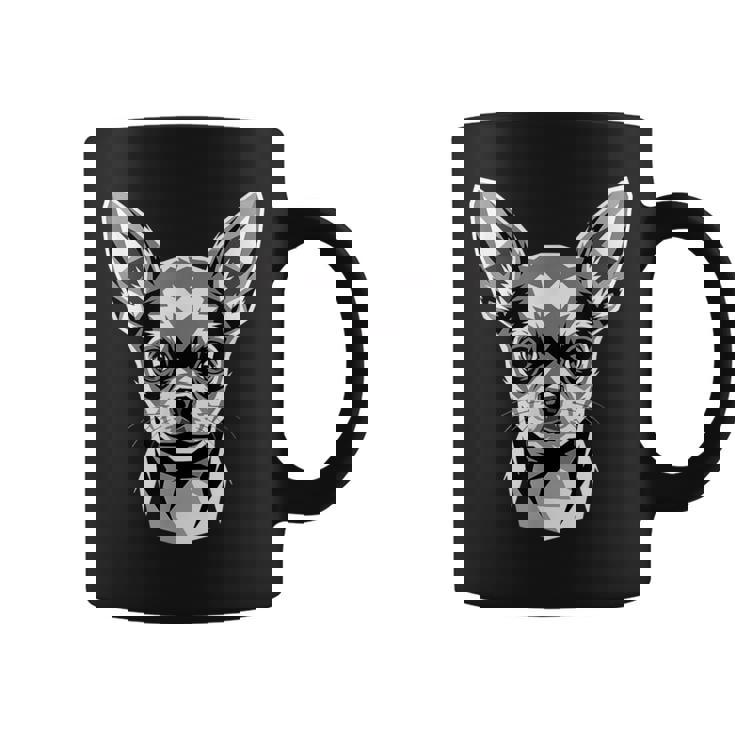 チワワ アート デザイン 犬 モチーフ かわいい チワワ 大好き コーヒーマグ