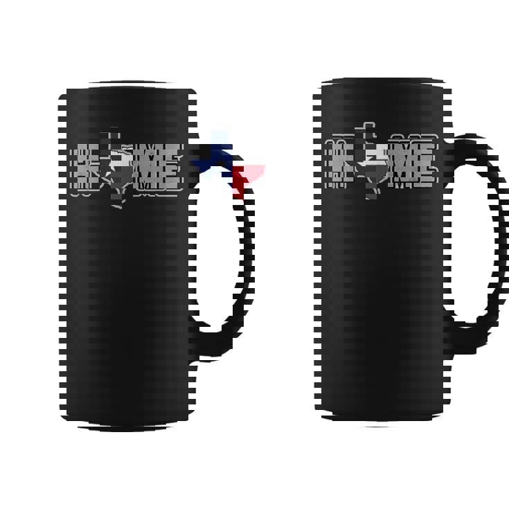 テキサスシャツ テキサスはホーム、ローンスター州の地図 コーヒーマグ