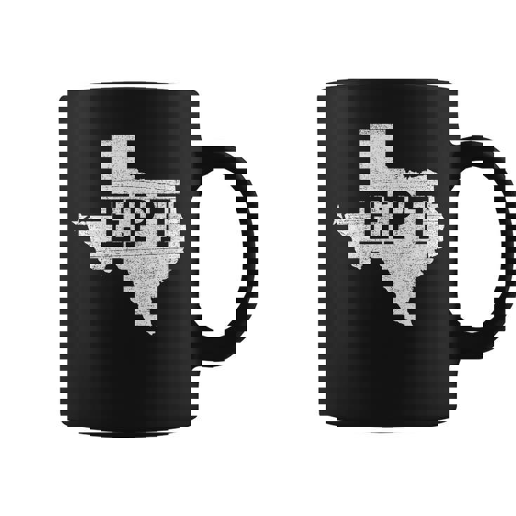 テキサスシルエットのept El Paso Txデザイン。 コーヒーマグ