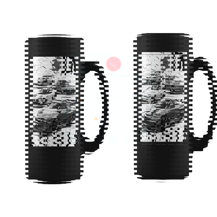 ディストレス Jdm レジェンズ レースカー 国旗 日本製 長袖tシャツ コーヒーマグ