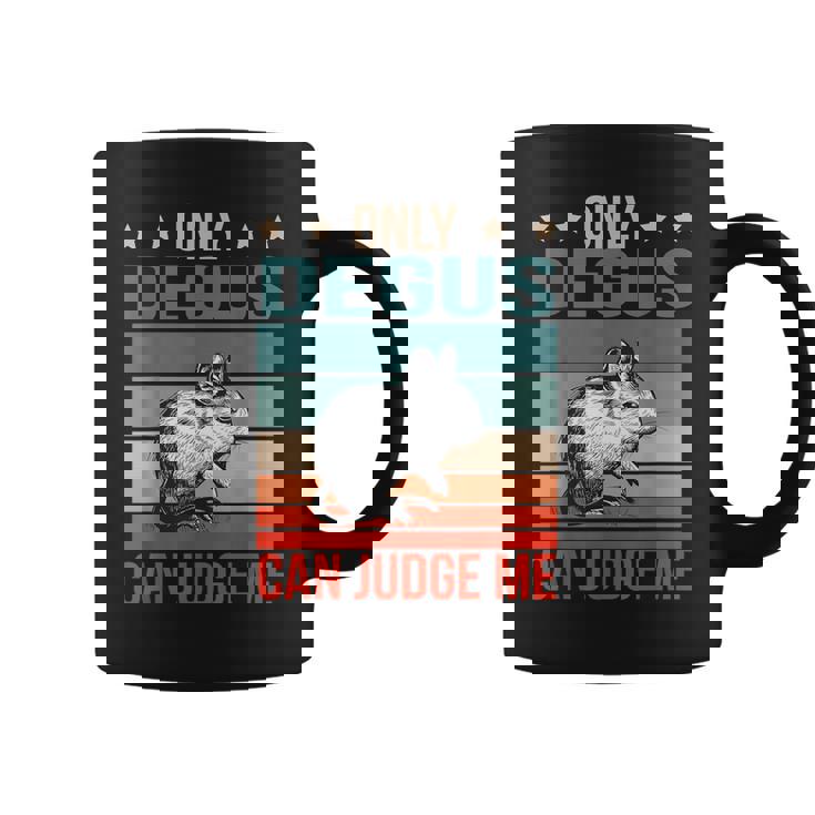 デグーは私を判断できる 齧歯類 デグー コーヒーマグ