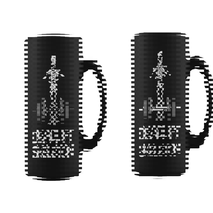 デッドリフトスケルトン-面白いジム コーヒーマグ