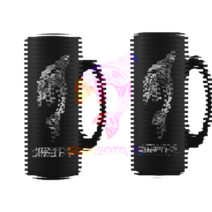 トライバル サラソタ オルカ キラー クジラ ネイティブアメリカン コーヒーマグ