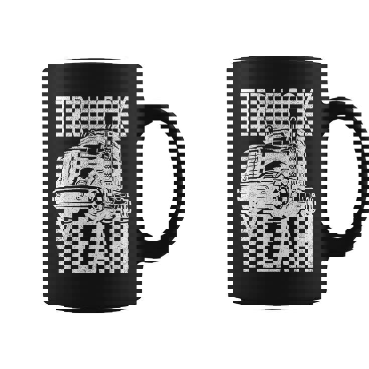 トラッカー 18輪トラック イェーピンク コーヒーマグ