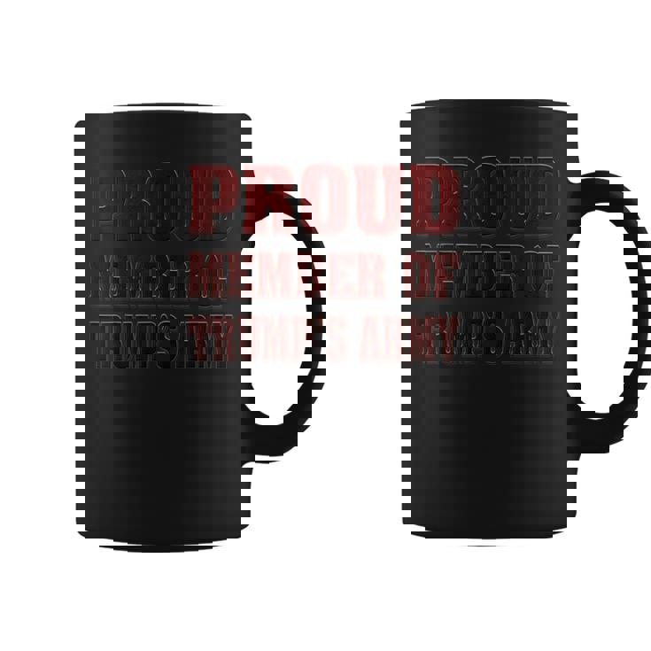 トランプの誇り高きメンバー陸軍シャツ投票トランプ大統領 コーヒーマグ