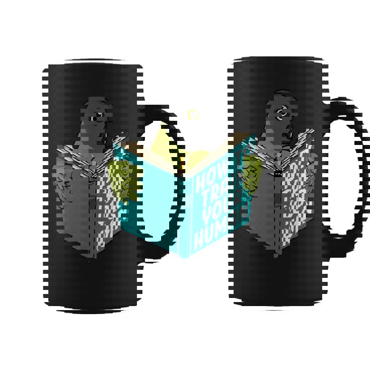 トレイン・ユア・ヒューマン I ブック・パロット I セネガルオウム コーヒーマグ