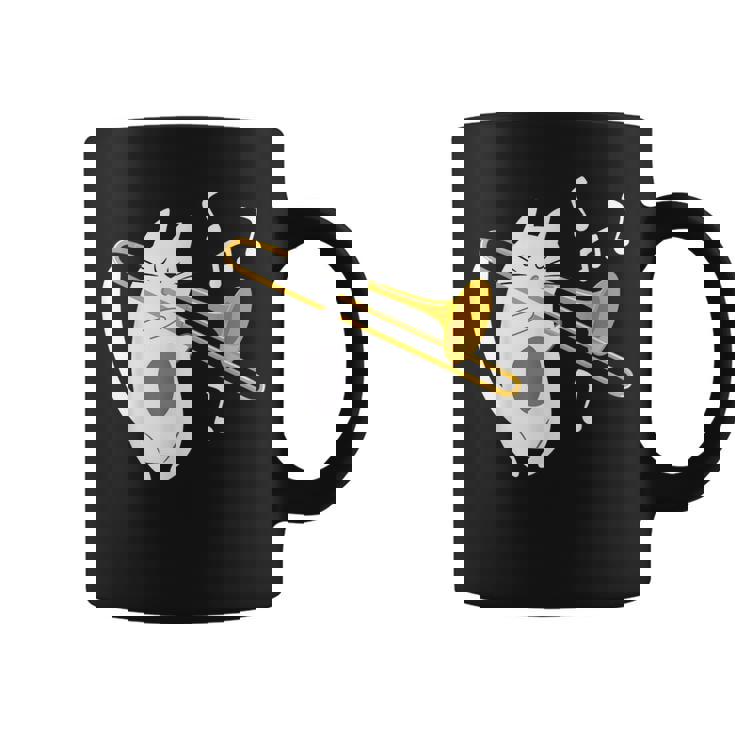 トロンボーン奏者 猫 トロンボーン奏者 音楽好き コーヒーマグ