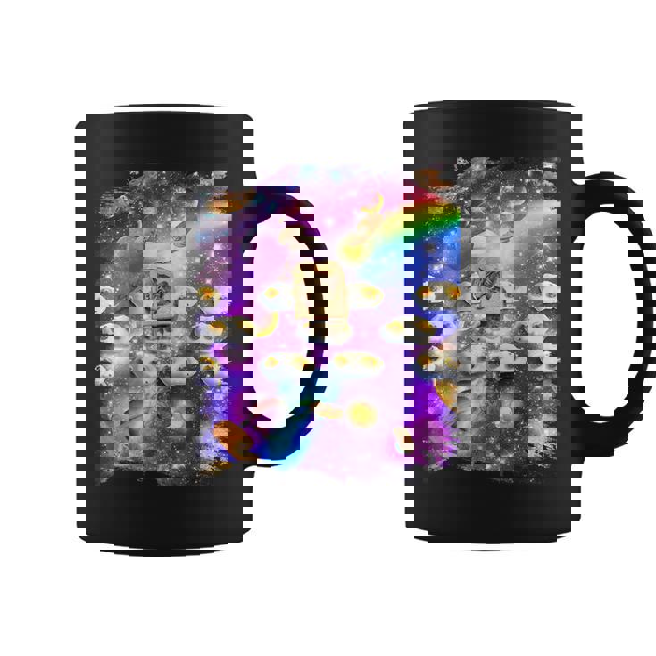 トーストスペース 猫 パンローフキャット レインボーギャラクシー コーヒーマグ