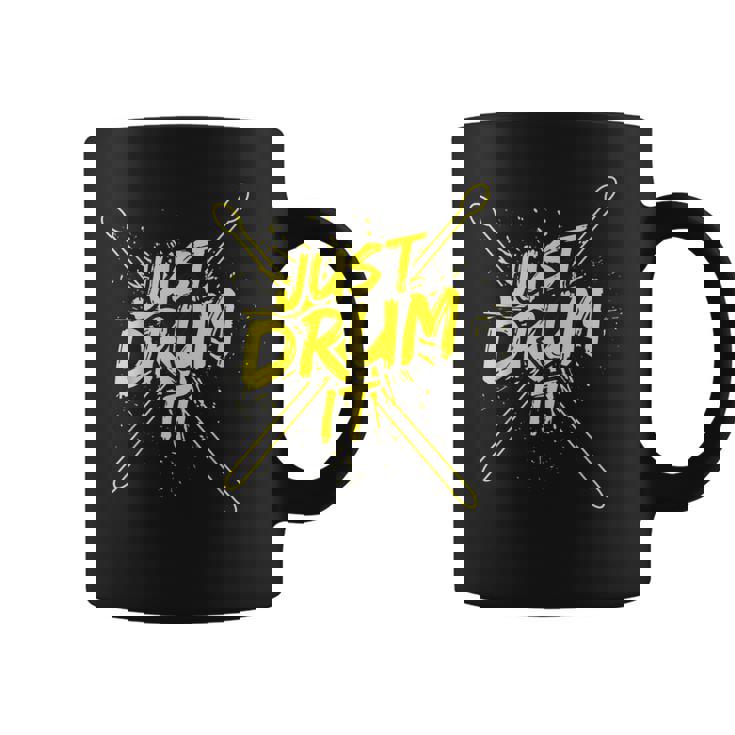 ドラムドラマーのドラマーミュージシャン衣装ドラマー コーヒーマグ