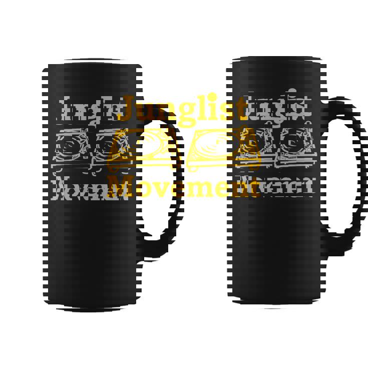 ドラムンベース レイバー ジャンクリスト ムーブメント Dj ターンテーブル アート デザイン コーヒーマグ