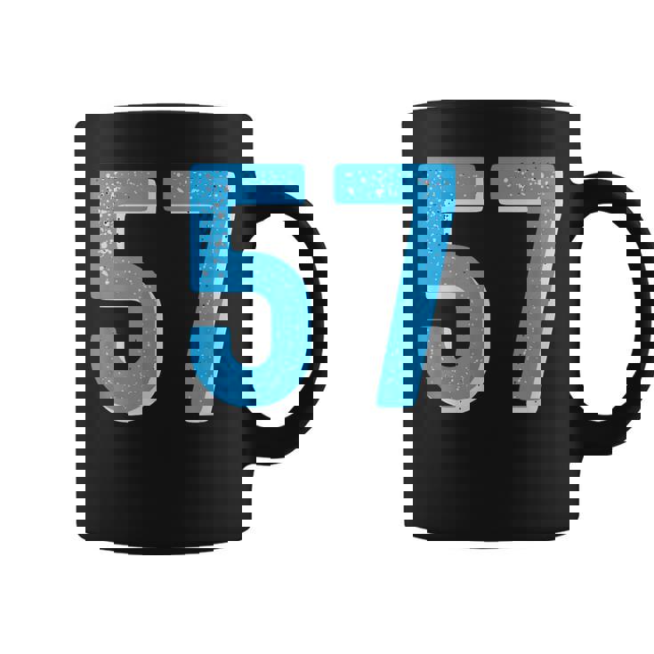 ナンバー 57 スポーツブルーナンバー コーヒーマグ