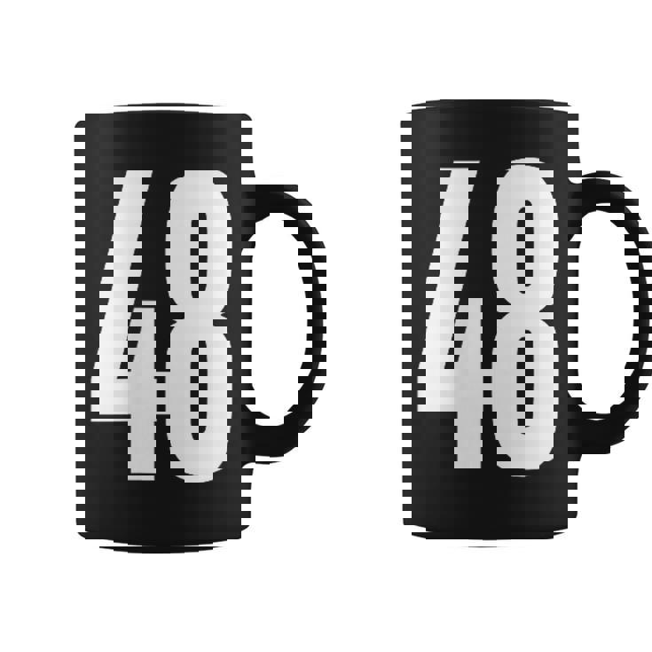 ナンバーフォーティーエイト 48 スポーツチーム制服 誕生日 48 コーヒーマグ