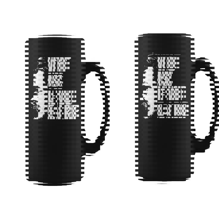 ニーチェの名言 音楽のない人生は間違いだろう 長袖tシャツ コーヒーマグ