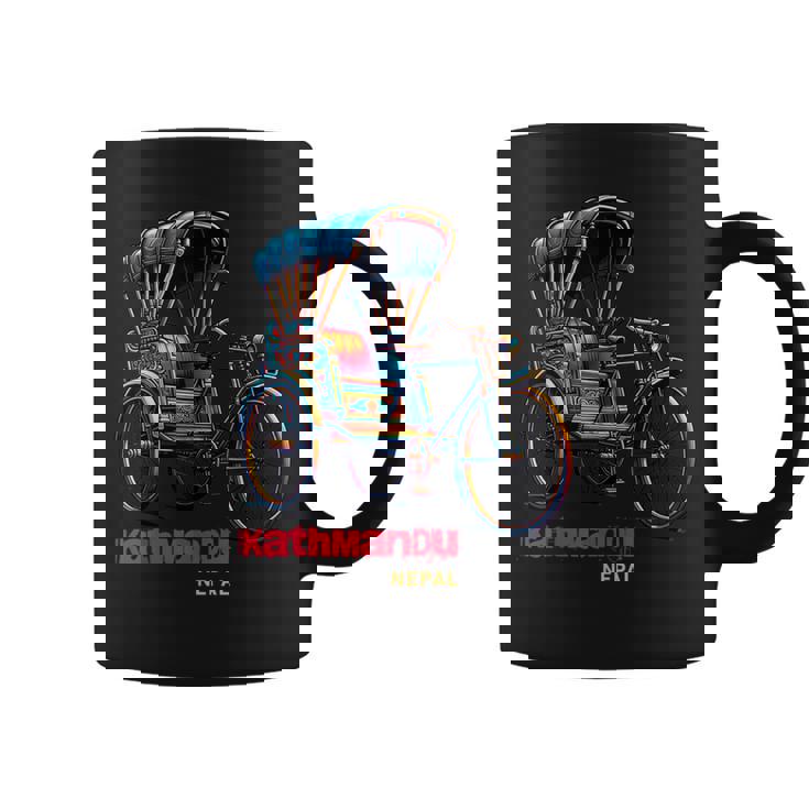 ネパール 自転車 リッチショウ お土産 ネパール カトマンズ コーヒーマグ