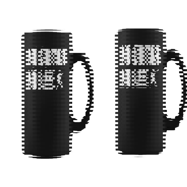 ノーギターノーライフ ギター好き ギター エレキギター ポップ音楽 ロック音楽 軽音部 バンド コーヒーマグ